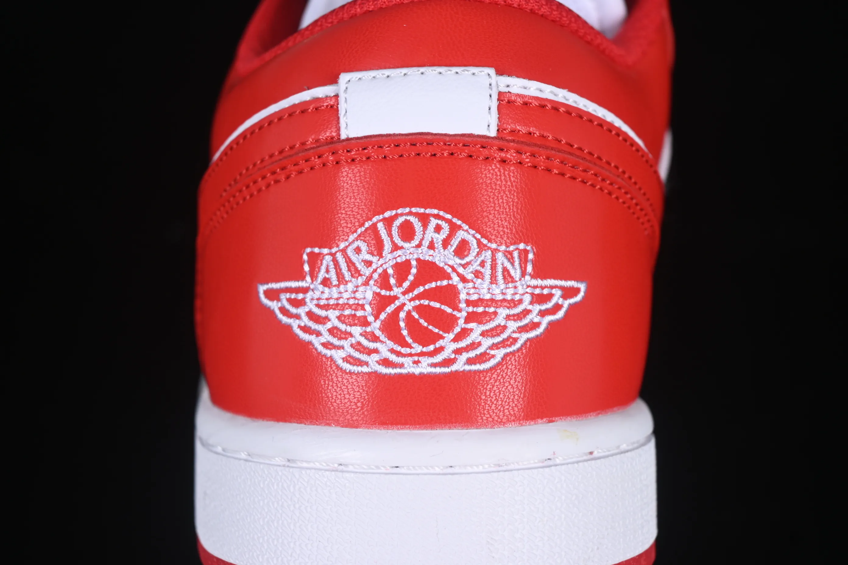 All categories Air Jordan Jordan series basketball shoes Air Jordan 1 Low Air Jordan 1 Low AJ1 Joe 1 white and red color low-top cultural and casual sneakers 553558-166
